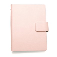 系統日記本封面 6孔, 乳粉色