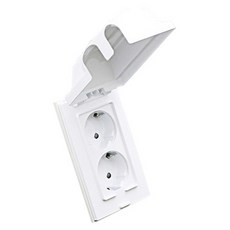 防水型2孔插座, 1個