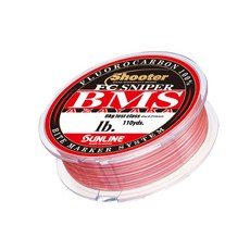 SUNLINE BMS Ajayaka FC 狙擊手碳線釣魚線 100m, 自然透明+粉色+黃色綠色+橙色+灰色