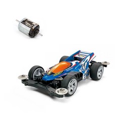 TAMIYA 田宮 18620 閃電衝鋒號 Mk.2 MS底盤 迷你四驅車 + 15489 Atomic Tuned 2 Motor PRO, 混合顏色, 1套