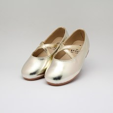 LA STELLA 女童素色芭蕾舞鞋