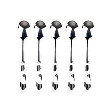 Bloom at home 牛花紋印花茶匙, 5個