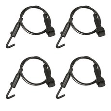 천정 레일 액자걸이, 블랙, 4개