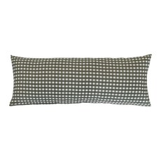 格紋長抱枕, 卡其色