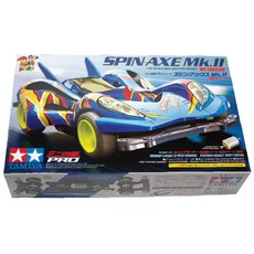 TAMIYA Spin Axe Mk II MS Chassis Mini Car 4WD 18631 + Atomic Tuned 2 Motor PRO 15489 組裝套件, 混色, 1套