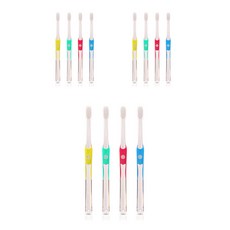 小學牙刷 4入 3組+衛生刷頭帽 12入, 1組