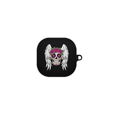 DANBURI Galaxy Buds Live / Buds2 硬殼, 單一商品, 骷髏刺青 紫眼