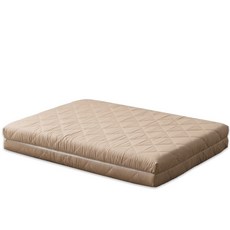 아지오텍스 서포트슬립 2단 접이식 메모리폼 토퍼 매트리스, 모카라떼, 5cm