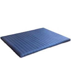 아지오텍스 서포트슬립 메모리폼 토퍼 매트리스, 블루스트라이프, 5cm