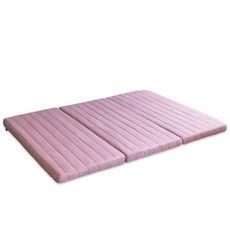 아지오텍스 서포트슬립 3단 접이식 메모리폼 토퍼매트리스, 라벤더바이올렛, 5cm