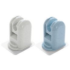 Gloria 簡約設計黏貼式蓮蓬頭支架 5號 LY106, 2個