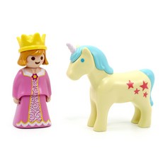 playmobil 摩比人 2 3 公主與獨角獸公仔套組 70127, 1套