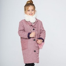 amareillael 孩童荷葉領大衣