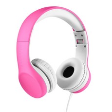 Lilgadgets 基本兒童聽力保護有線耳機, 粉色的, 單品
