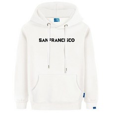 L.LAMO 字母印花連帽衫