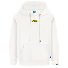 L.LAMO 字母印花刷絨連帽長袖衛衣