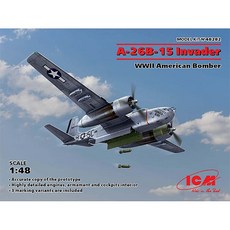 ICM ICM 48282 1/48 A-26B-15 Invader WW2 American Bomber塑膠模型, 1個