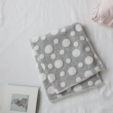 圓點刷毛毯