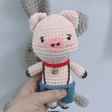 iHanco 針織小豬DIY組, 1套, 混色