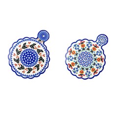 ALLIN 陶瓷隔熱墊2入組, 甜羅勒、洋甘菊, 1套