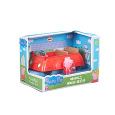 DAVID Peppa Pig Peppa 的紅色汽車公仔, 1套