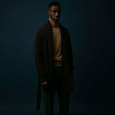 IOLO 男士針織長袍開衫