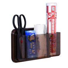 多用途磁鐵冰箱洗衣機收納架, 棕色