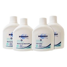 사노산 퓨어 센시티브 헤드 투 토 올인원 워시 무향 50ml + 케어 로션 50ml 세트, 2세트