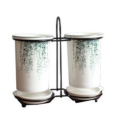 Market Pio 陶瓷2格餐具筒, 款式5, 1個