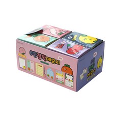 Pinkfoot 當金 6 層不干膠便籤紙 4 x 5p 套組 3000, 海軍藍、薄荷色、粉色、紫色, 1套