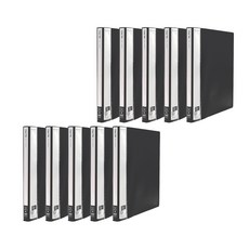 Indie 透明文件夾 A4 40頁, 10個, 黑色