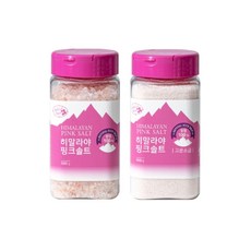 내츄럴스파이스 히말라야 핑크 굵은 고운소금, 2개, 500g