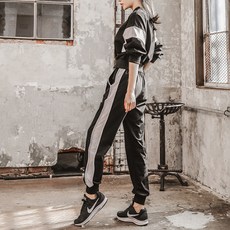 Nayastyle 女款瑜伽服上下套裝 SET-686