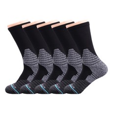 NAYA STYLE 體育jangmok襪子5雙SPLT-21, 黑色 (SPLT-21-1)