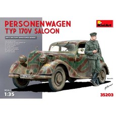 Mini Art 35203 1/35 Panzerwagen Type 170V Saloon 人物車 塑膠模型, 1個