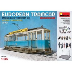 迷你藝術 38009 1/35歐洲電車 StraBenbahn Triebwagen 641 CREW PASSENGERS 塑膠模型, 1個