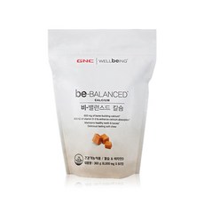 GNC 健安喜 咀嚼鈣錠 焦糖牛奶口味, 60顆, 1包