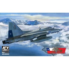 AFV CLUB 48S02 1/48 F-5E Tiger 3 智利摩洛哥空軍塑膠模型, 1個