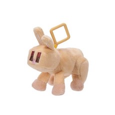 MINECRAFT 毛絨娃娃掛鉤黃色兔子