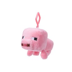 MINECRAFT 毛絨娃娃掛鉤 BABY PIG