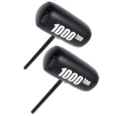 PARTYHAE 管狀千噸槌, 混合顏色, 2個