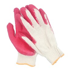 Seounsasa優質半塗層手套, 紅色的, 100套