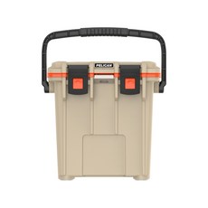 펠리칸 프로기어 엘리트쿨러 아이스박스 20QT, 탄 앤 오렌지, 18L