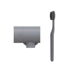 클린디 T-DRYER 칫솔 살균 건조기 CL-401 + 친환경 칫솔 세트, CL-401(칫솔살균건조기), 그레이