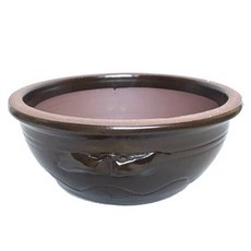 Nara Art 甕器淺盆花盆, 單一顏色