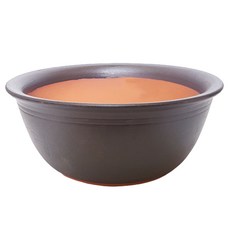 나라아트 野花紋甕器花盆, 單一顏色