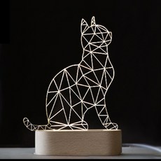 Yeopdongnemol 充電式LED亮度調節氛圍燈 L號+亮度控制開關, 混色