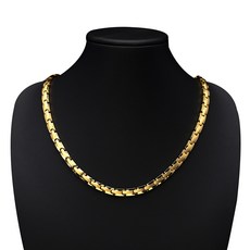 JINJUMOA 金鈦鍺項鍊NKEGS-02, 1個