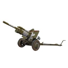 迷你藝術 35129 1/35 USV-BR 76mm砲1941型附拖車與乘員塑膠模型, 1個