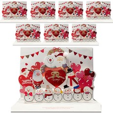 1500 聖誕卡 C15-3, 混合顏色, 8個